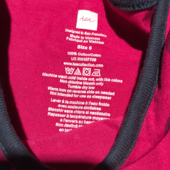 Girls Tea Collection size 6 cap sleeve dress - Picture 2 of 4